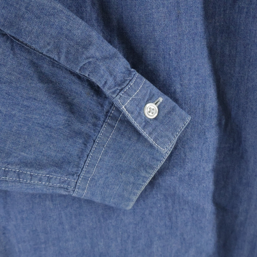 Barbour(バブアー) Pullover shirt プルオーバーシャンブレー長袖シャツ 2002240 インディゴ