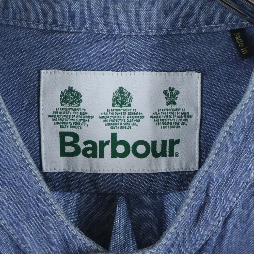 Barbour(バブアー) Pullover shirt プルオーバーシャンブレー長袖シャツ 2002240 インディゴ