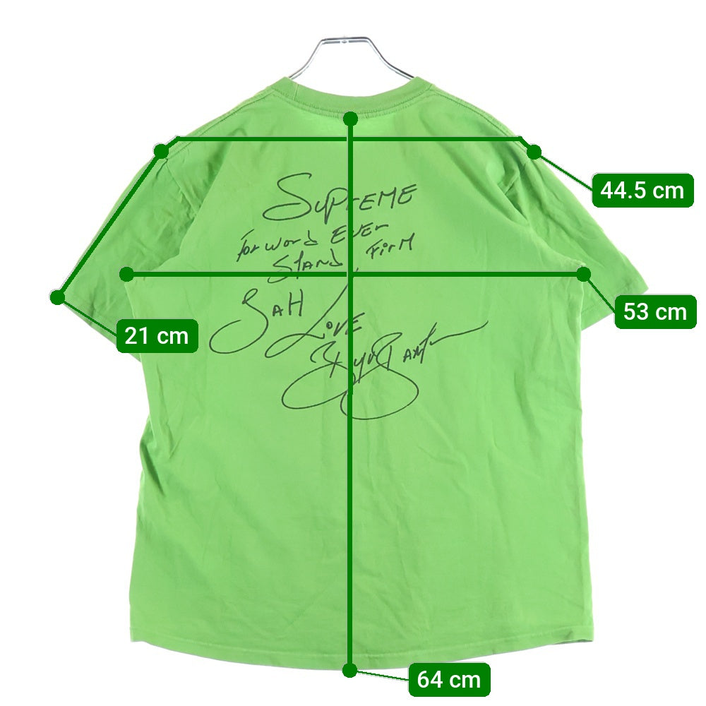 SUPREME(シュプリーム) 19SS Buju Banton Tee ブジュバントン フォトプリント クルーネック カットソー 半袖Tシャツ グリーン