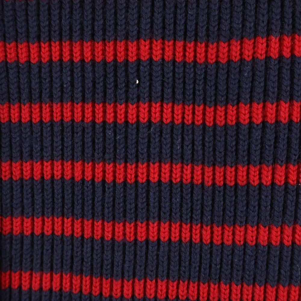MONCLER(モンクレール) ボーダータートルネック ニットセーター ネイビー/レッド C20919201800 9799M