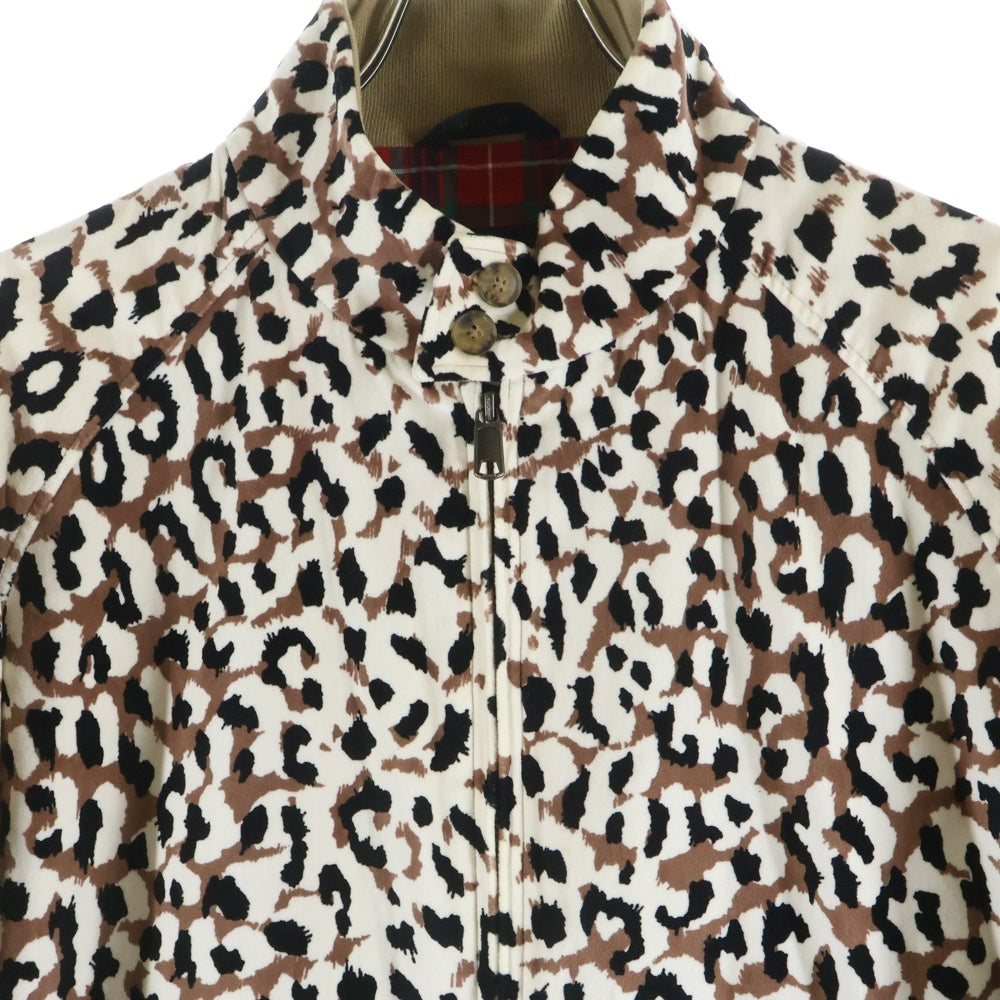 BARACUTA(バラクータ) ×WACKO MARIA 22SS G4 Animalier Jacket レオパード ジップアップジャケット ベージュ/ブラウン