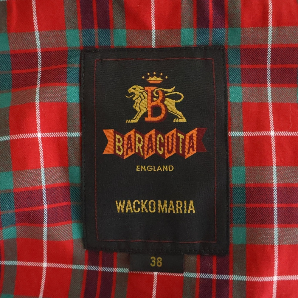 BARACUTA(バラクータ) ×WACKO MARIA 22SS G4 Animalier Jacket レオパード ジップアップジャケット ベージュ/ブラウン