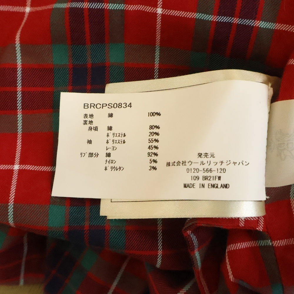 BARACUTA(バラクータ) ×WACKO MARIA 22SS G4 Animalier Jacket レオパード ジップアップジャケット ベージュ/ブラウン