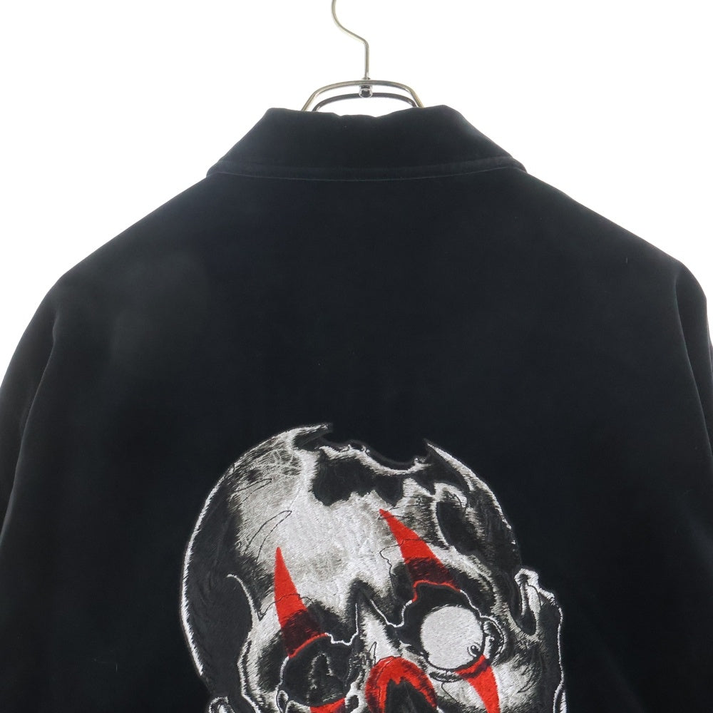 WACKO MARIA(ワコマリア) 22SS ×56 TATOO STUDIO タトゥースタジオ VIETNAM JACKET スカル刺繍 ジップアップ ヴェトゥナムジャケット ブラック 56TS-WM-ML01