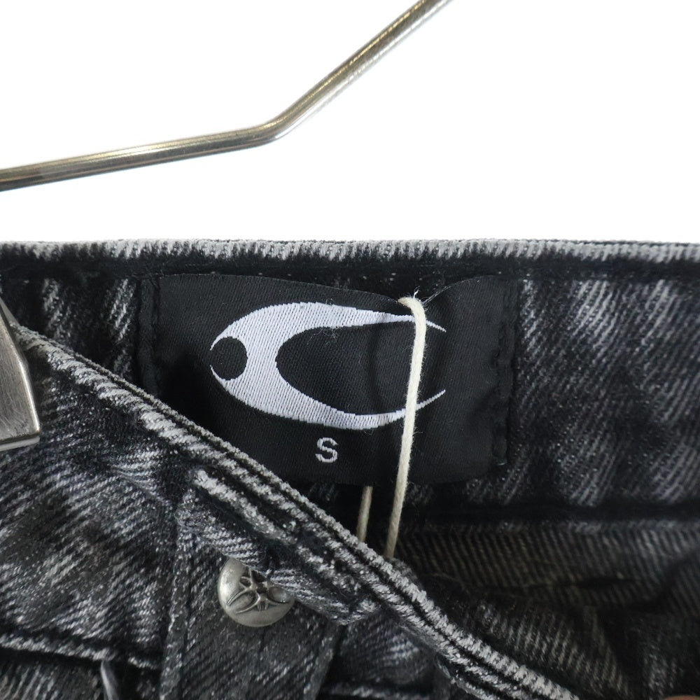 NO BRAND(ノーブランド) COZY WORLDWIDE Chaos Dream Waxed Layer Pants カオス ドリーム ワックスド レイヤー パンツ グレー/ブラック