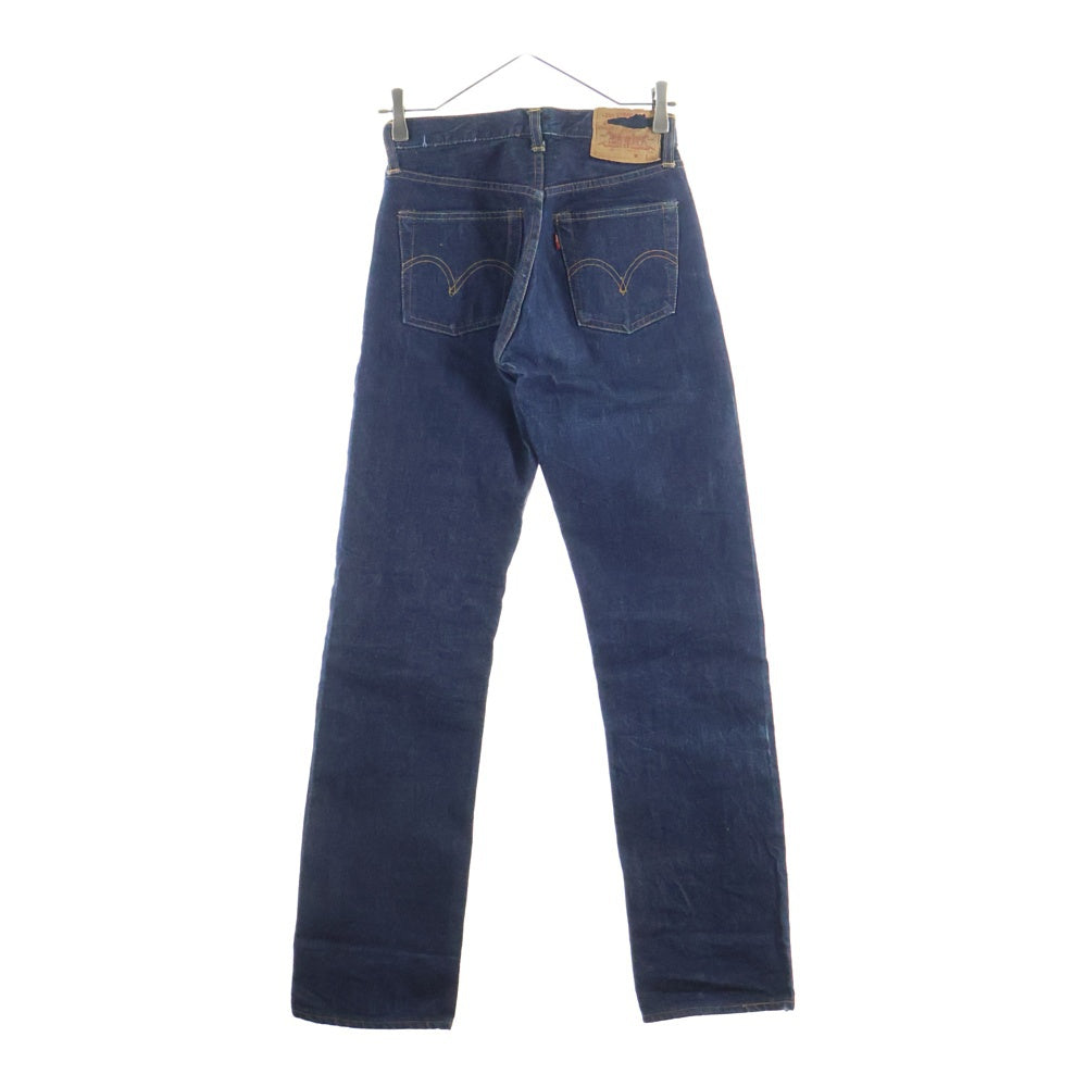 Levi's(リーバイス) 濃紺 60s 502-0117 BIGE コインポケット裏シングル ボタン裏16 スコビルジップ 不V Vステッチ ジップフライ デニムパンツ W27/L34 ネイビー レディース