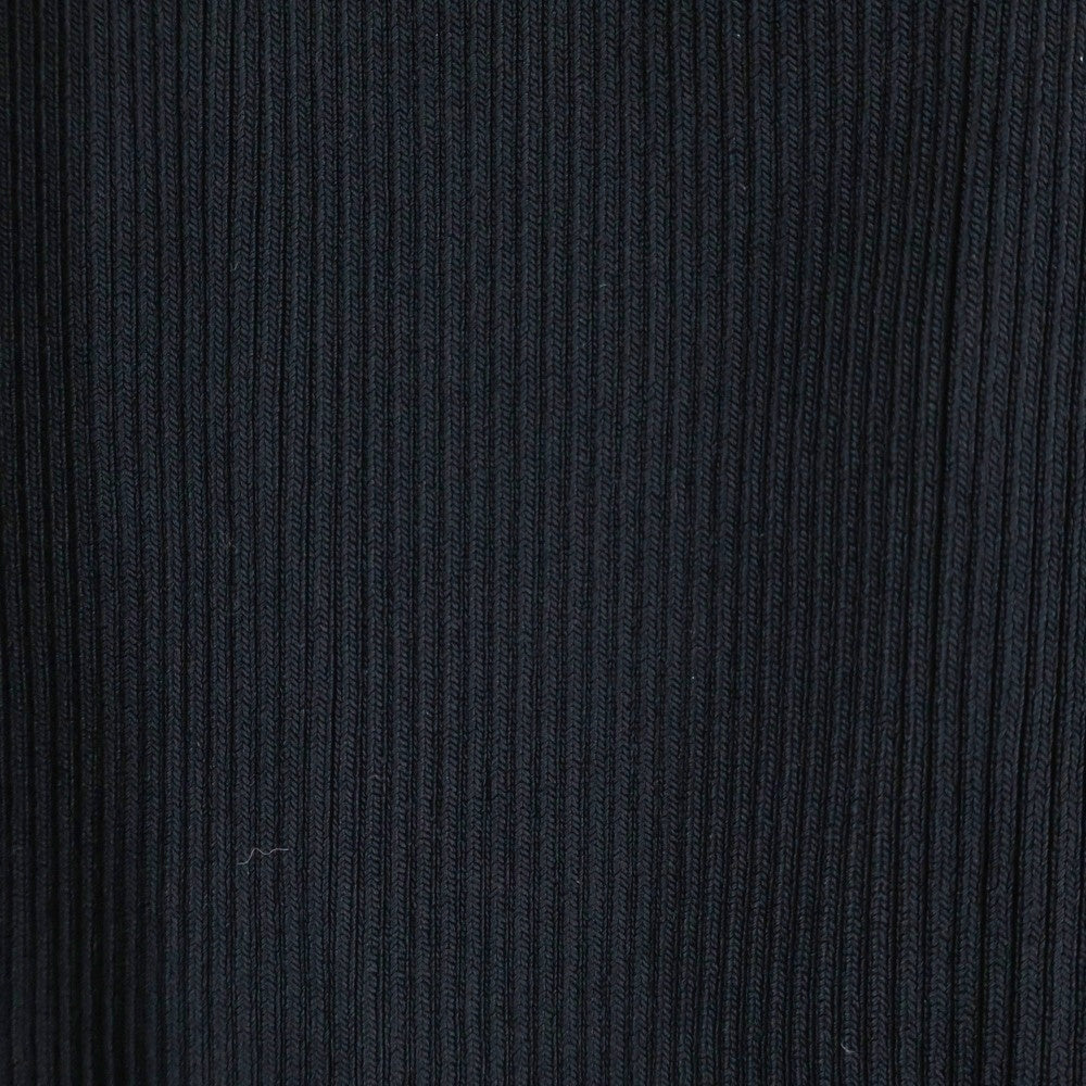 DIESEL(ディーゼル) M-NASHVILLE 胸ロゴ リブニット ロングスリーブワンピース ブラック レディース