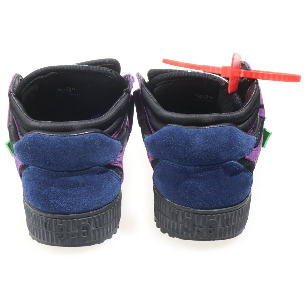 OFF-WHITE(オフホワイト) Floating Aroow Court Low コート ローカットスニーカー パープル