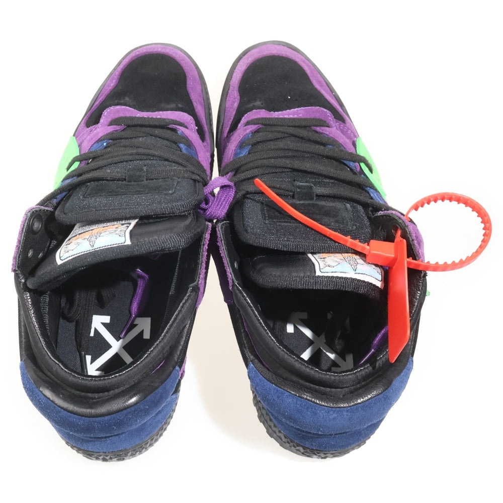 OFF-WHITE(オフホワイト) Floating Aroow Court Low コート ローカットスニーカー パープル