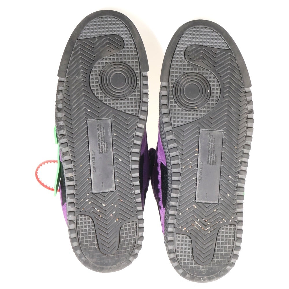 OFF-WHITE(オフホワイト) Floating Aroow Court Low コート ローカットスニーカー パープル