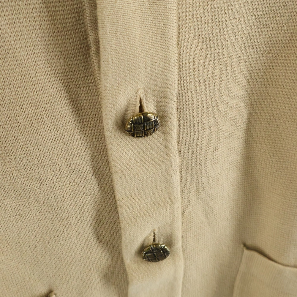 Emotionally Unavailable(エモーショナリー アンアヴェイラブル) EU HEART CARDIGAN EUハートカーディガン コットンニットカーディガン ベージュ