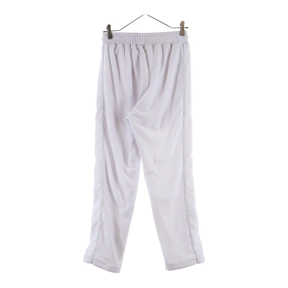NO BRAND(ノーブランド) YXNGBRATZ ロゴ刺繍 ベロア トラックパンツ ホワイト