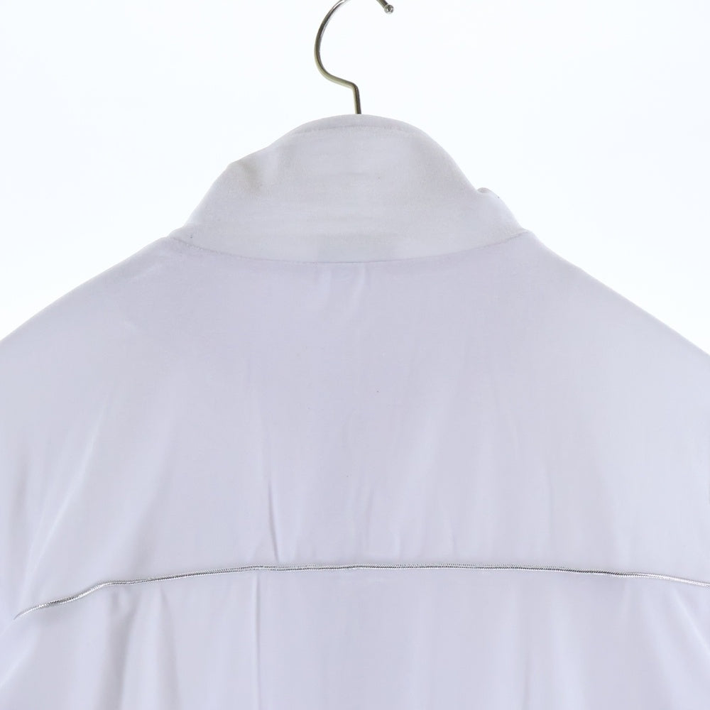 NO BRAND(ノーブランド) YXNGBRATZ ロゴ刺繍 ベロア トラックジャケット ホワイト