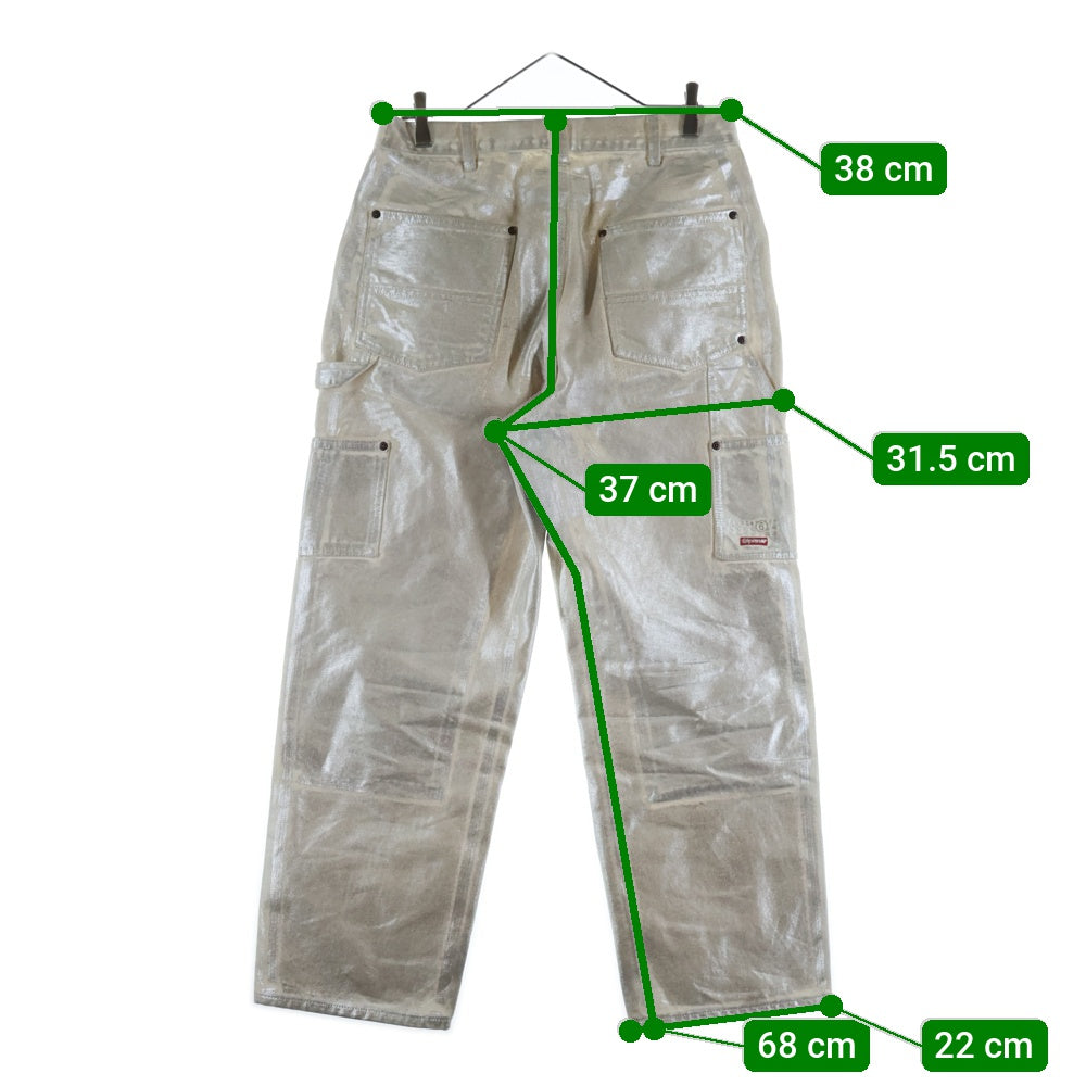 SUPREME(シュプリーム) 24SS xMM6 Maison Margiela Foil Double Knee Painter Pant フォイル ダブルニー ペインター パンツ ホワイト