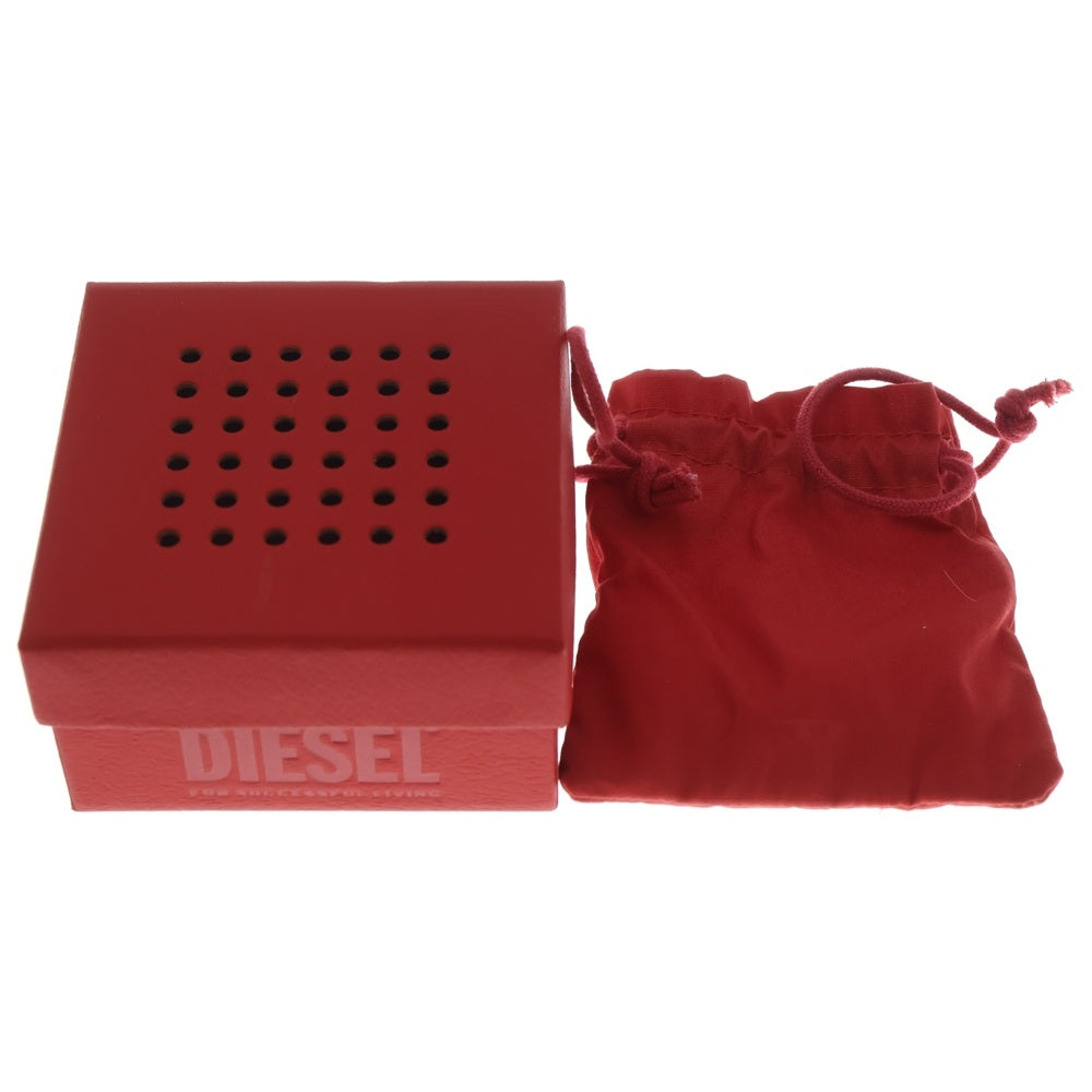 DIESEL(ディーゼル) Logo Plate Chain Bracelet ロゴプレート チェーン ブレスレット DX0966040 シルバー レディース
