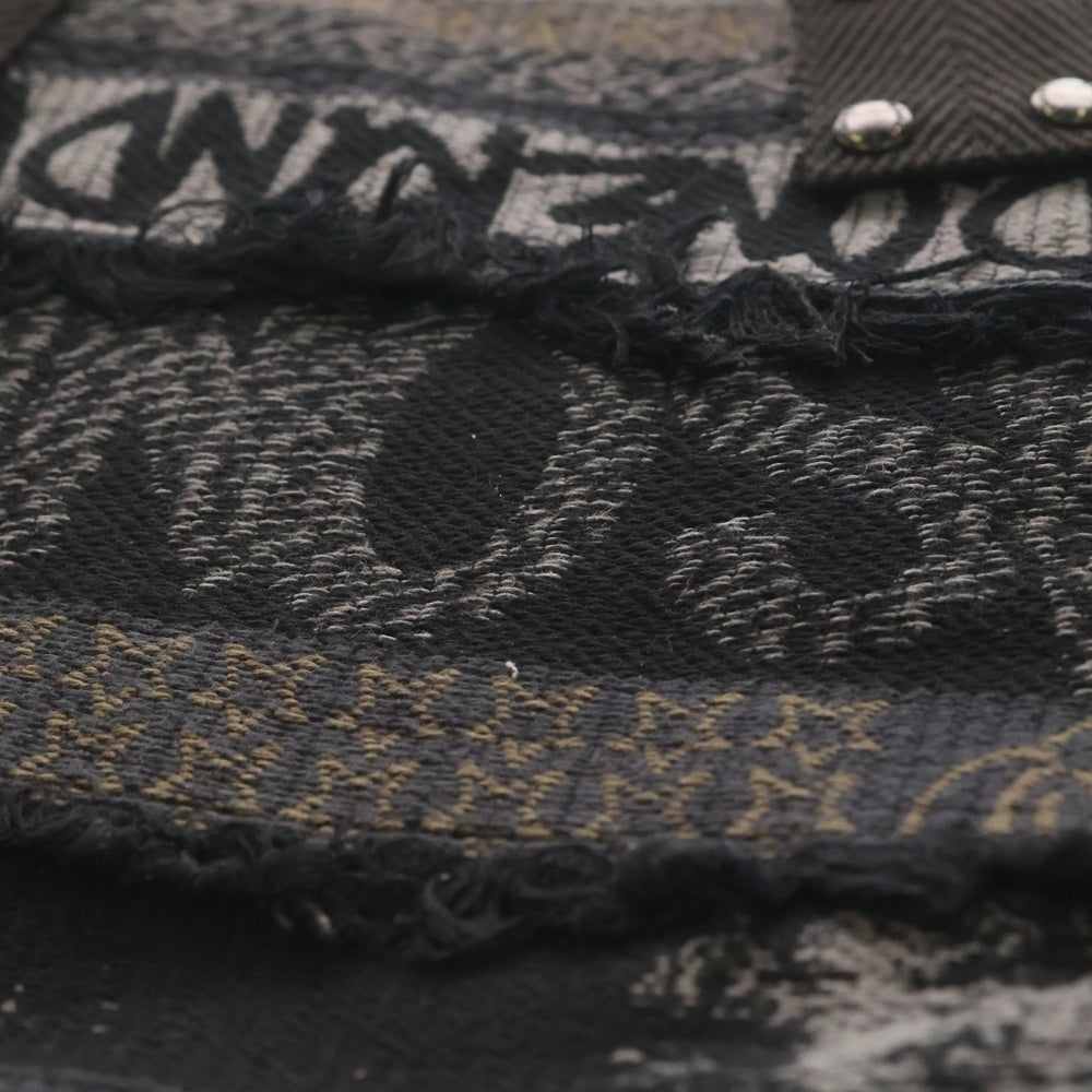 Sacai(サカイ) 23SS Jacquard Tote Medium ジャカード トート ミディアム バッグ ブラック 23-0472S