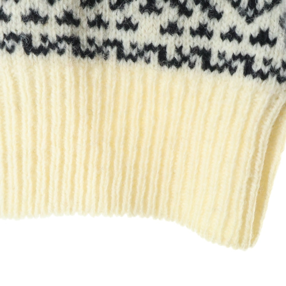 CELINE(セリーヌ) 21SS THE DANCING KID WOOL JACQUARD DOLLS KNIT CARDIGAN ダンシングキッド ウールジャカードドールズニットカーディガン マルチカラー 2A08L715M