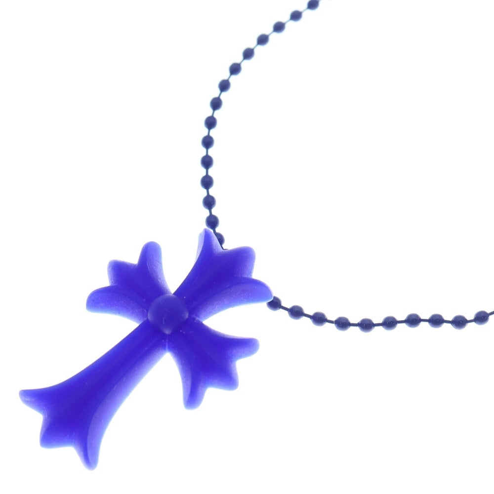 CHROME HEARTS(クロムハーツ) RUBBER CH CRS SML スモールCHクロス ラバーネックレス シリコン BCA306 ネイビー