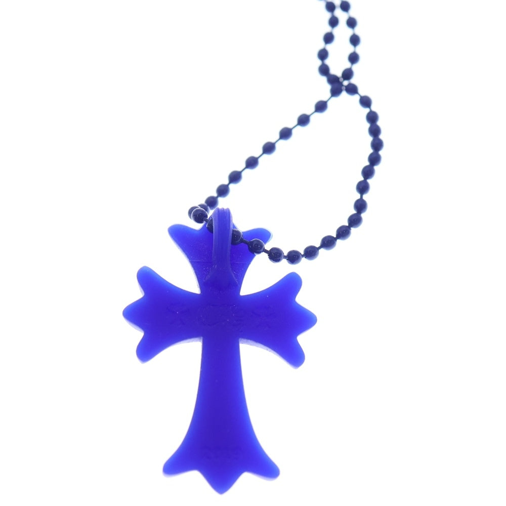 CHROME HEARTS(クロムハーツ) RUBBER CH CRS SML スモールCHクロス ラバーネックレス シリコン BCA306 ネイビー