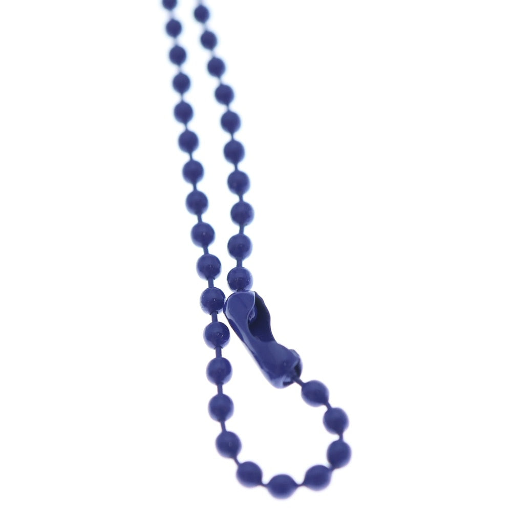 CHROME HEARTS(クロムハーツ) RUBBER CH CRS SML スモールCHクロス ラバーネックレス シリコン BCA306 ネイビー
