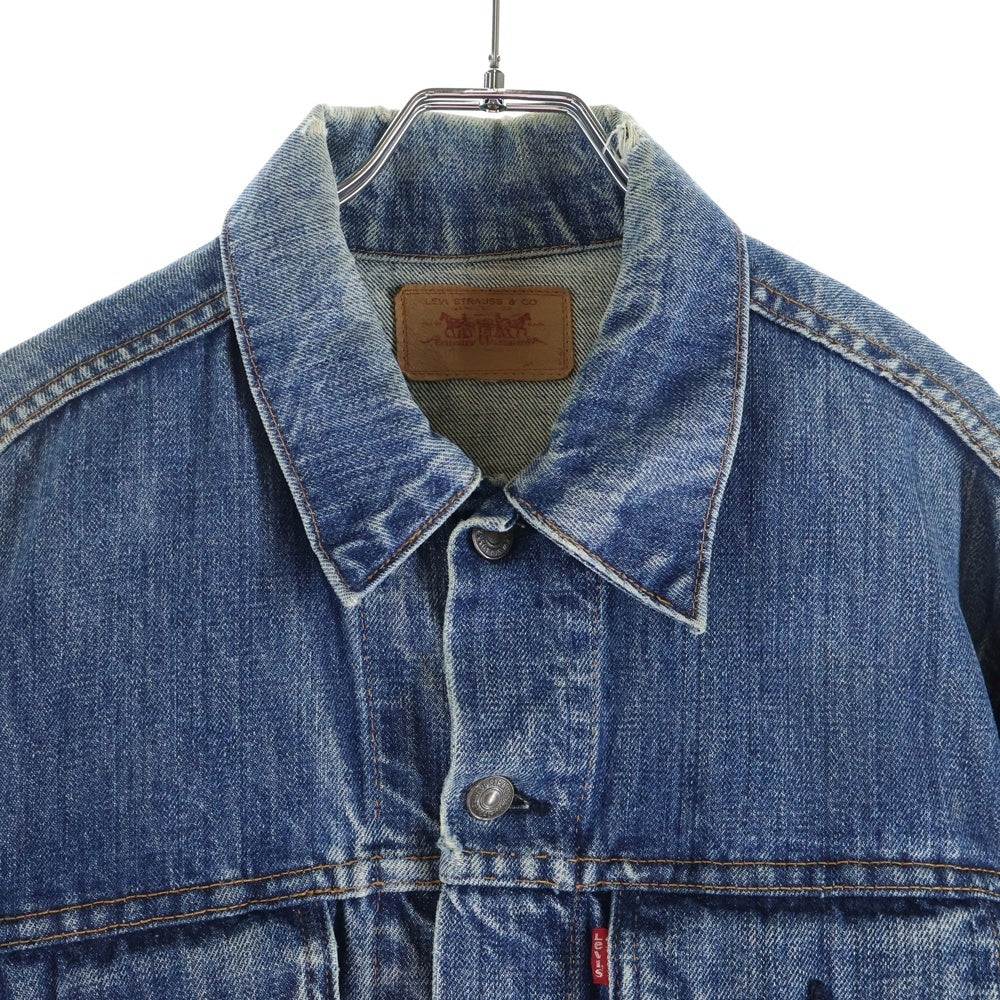 Levi's(リーバイス) 70s ケアタグ欠品 スモールe ボタン裏53 70505 4th フォース Gジャン インディゴ