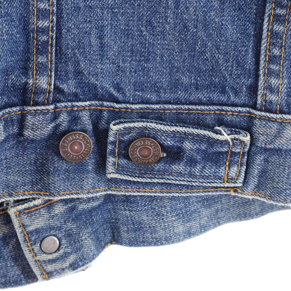 Levi's(リーバイス) 70s ケアタグ欠品 スモールe ボタン裏53 70505 4th フォース Gジャン インディゴ