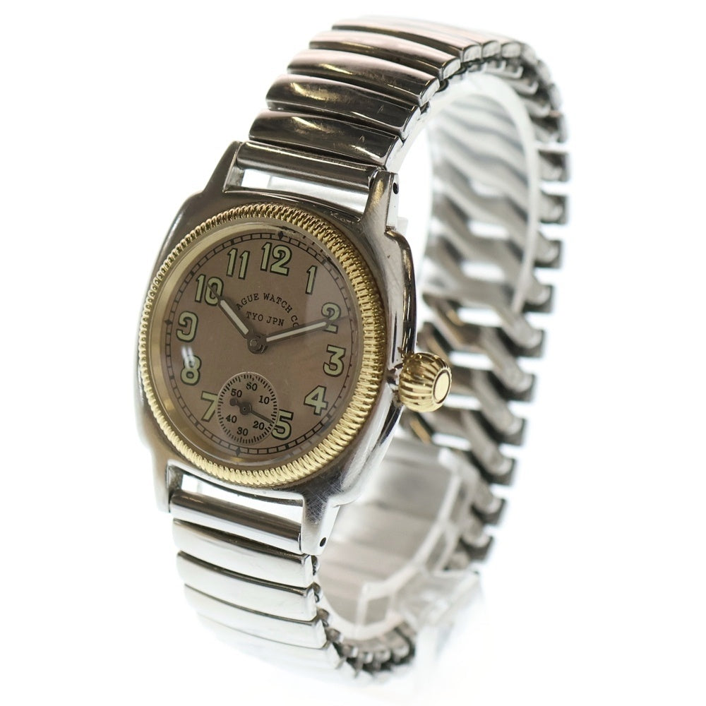 VAGUE WATCH(ヴァーグウォッチ) Coussin Early Extension クッサンアーリーエクステンション 蛇腹 腕時計 シルバー/ゴールド