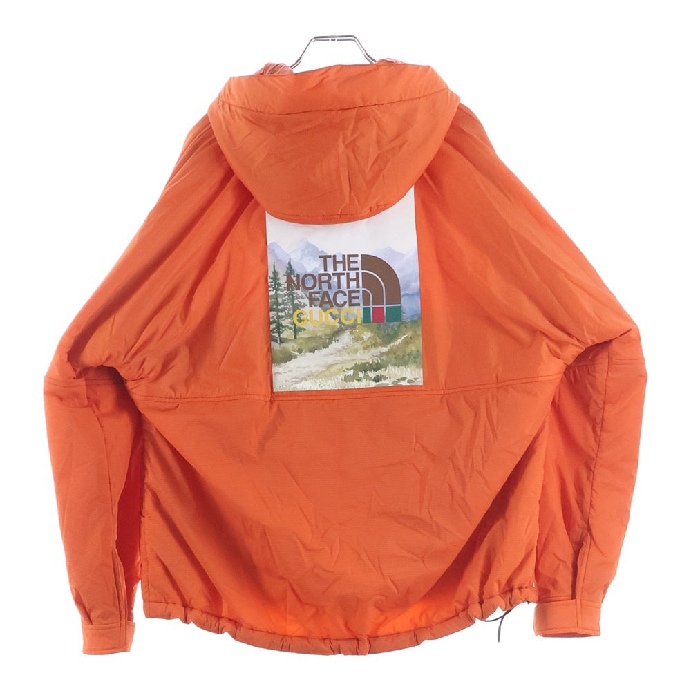 GUCCI(グッチ) 22AW ×THE NORTH FACE ANORAK JAKCET アノラックジャケット NF0A7UHU 507313001 オレンジ