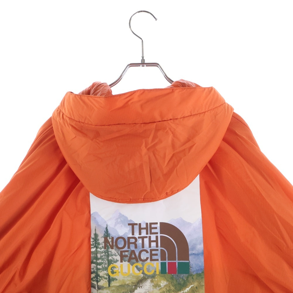 GUCCI(グッチ) 22AW ×THE NORTH FACE ANORAK JAKCET アノラックジャケット NF0A7UHU 507313001 オレンジ