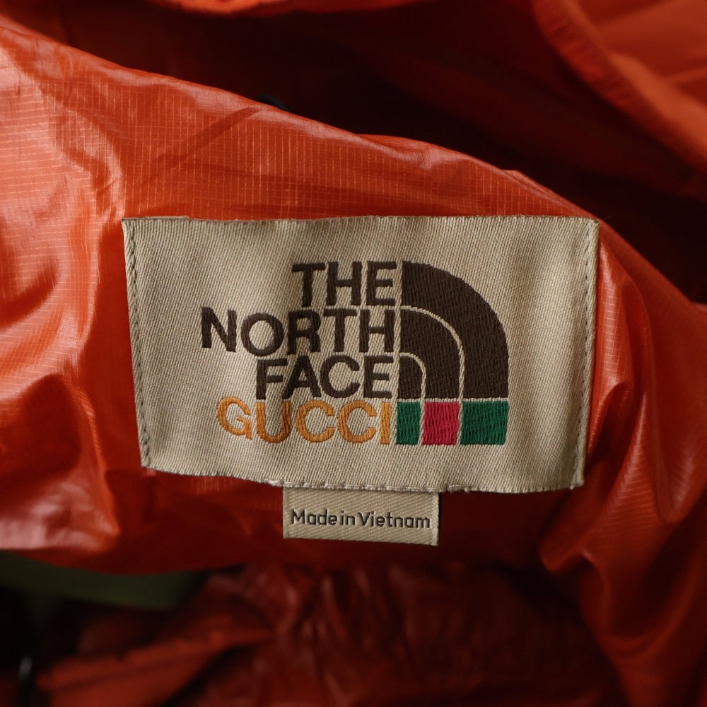 GUCCI(グッチ) 22AW ×THE NORTH FACE ANORAK JAKCET アノラックジャケット NF0A7UHU 507313001 オレンジ
