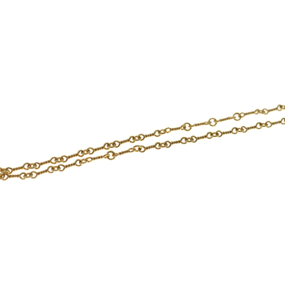 CHROME HEARTS(クロムハーツ) 22K NECKCHAIN T18 ツイストチェーンネックレス 18inch ゴールドBCA014