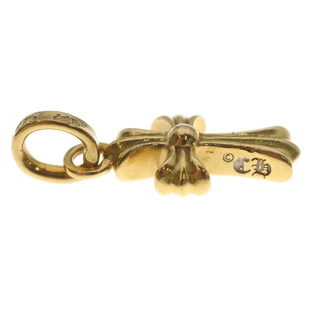 CHROME HEARTS(クロムハーツ) 22K CRS BBYFAT P/DIA ベイビーファットクロス PAVEダイヤ ペンダントトップ ゴールド BCA035