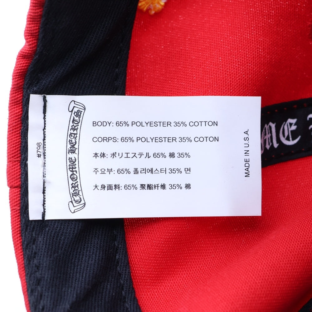 CHROME HEARTS(クロムハーツ) CH BASEBALL Trucker Cap トラッカーキャップ ベースボールキャップ 帽子 レッド/イエロー