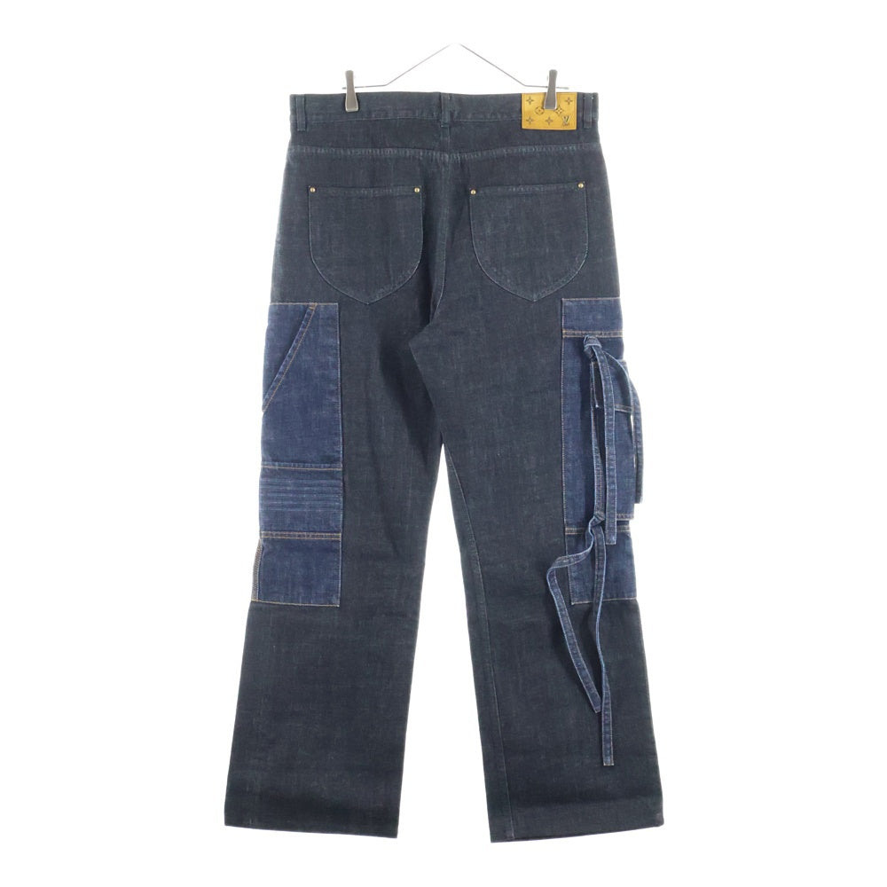 LOUIS VUITTON(ルイヴィトン) 22AW Karakoram Denim Trousers カラコラム デニムカーゴパンツ RW222V NS9 HND05W インディゴ