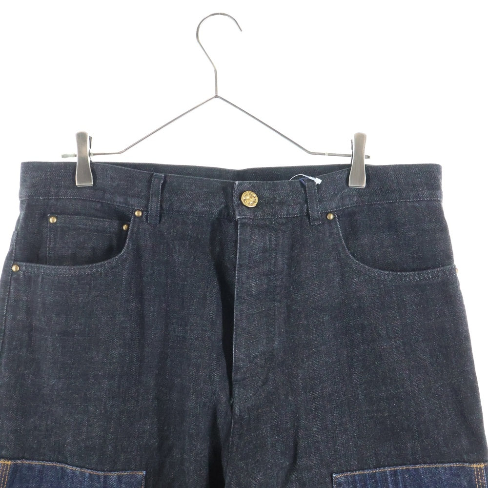 LOUIS VUITTON(ルイヴィトン) 22AW Karakoram Denim Trousers カラコラム デニムカーゴパンツ RW222V NS9 HND05W インディゴ