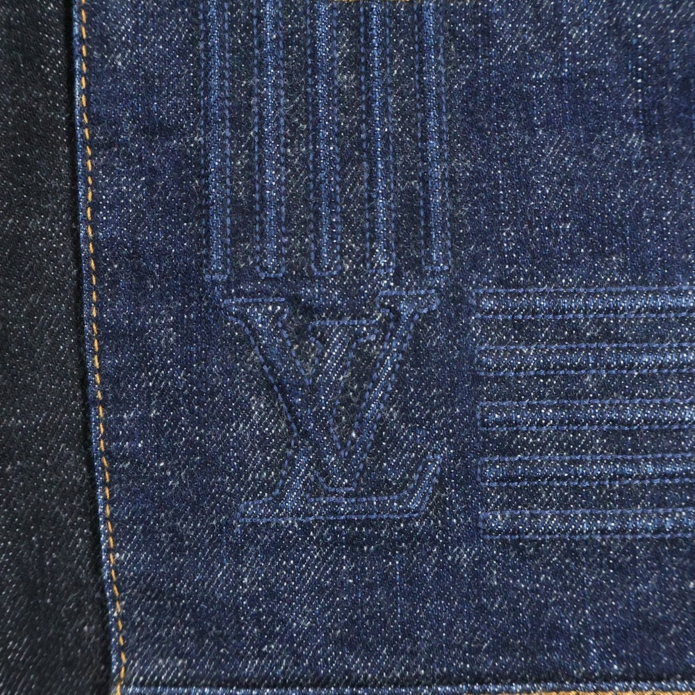 LOUIS VUITTON(ルイヴィトン) 22AW Karakoram Denim Trousers カラコラム デニムカーゴパンツ RW222V NS9 HND05W インディゴ