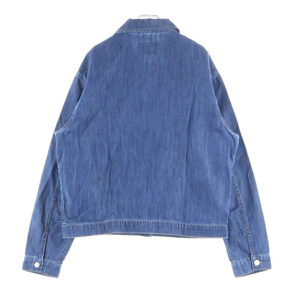 PRADA(プラダ) トラアングルロゴプレート デニムシャツジャケット GEB255 インディゴ