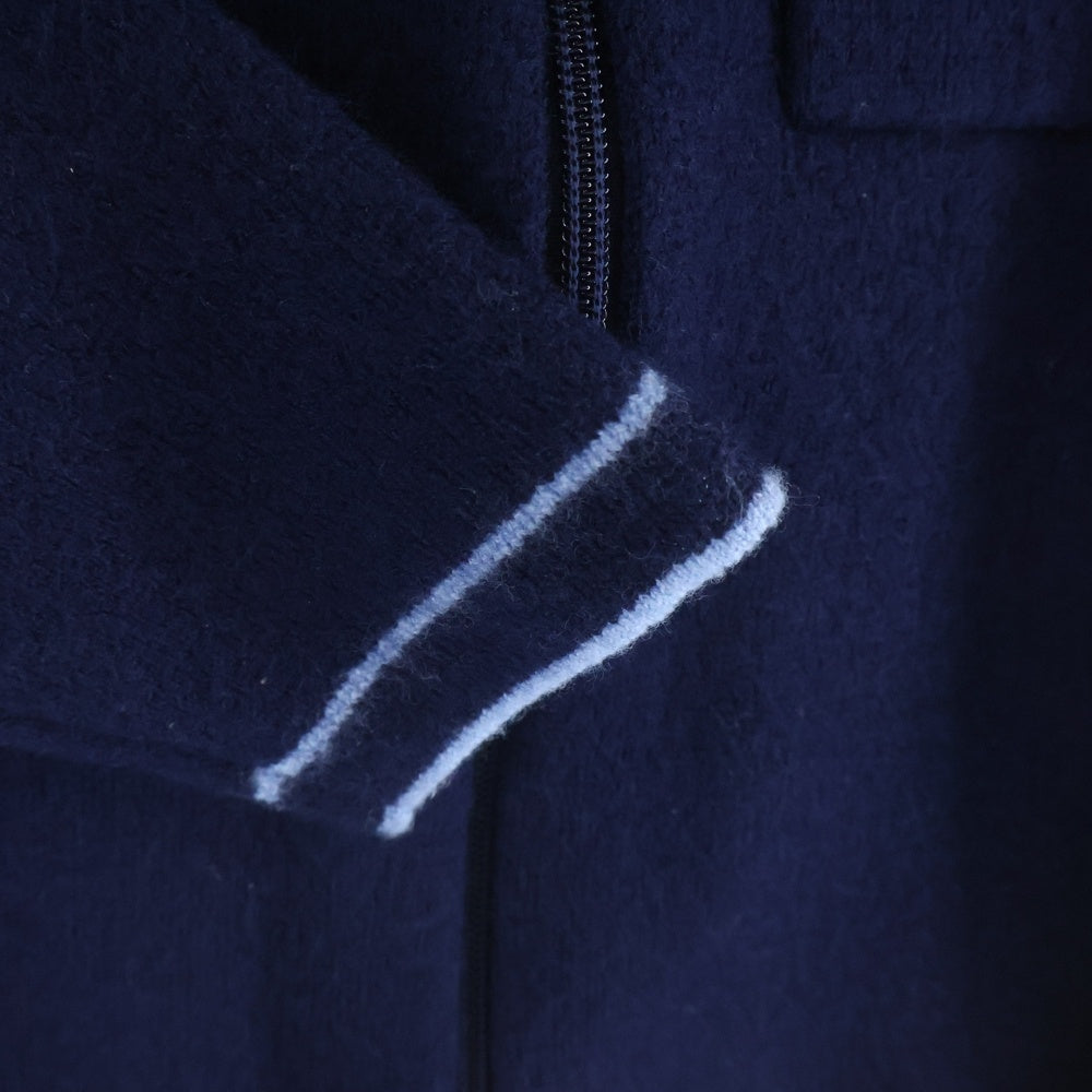 SUPREME(シュプリーム) 24AW Zip Up Polo Sweater ジップアップ ポロ スウェット セーター ネイビー