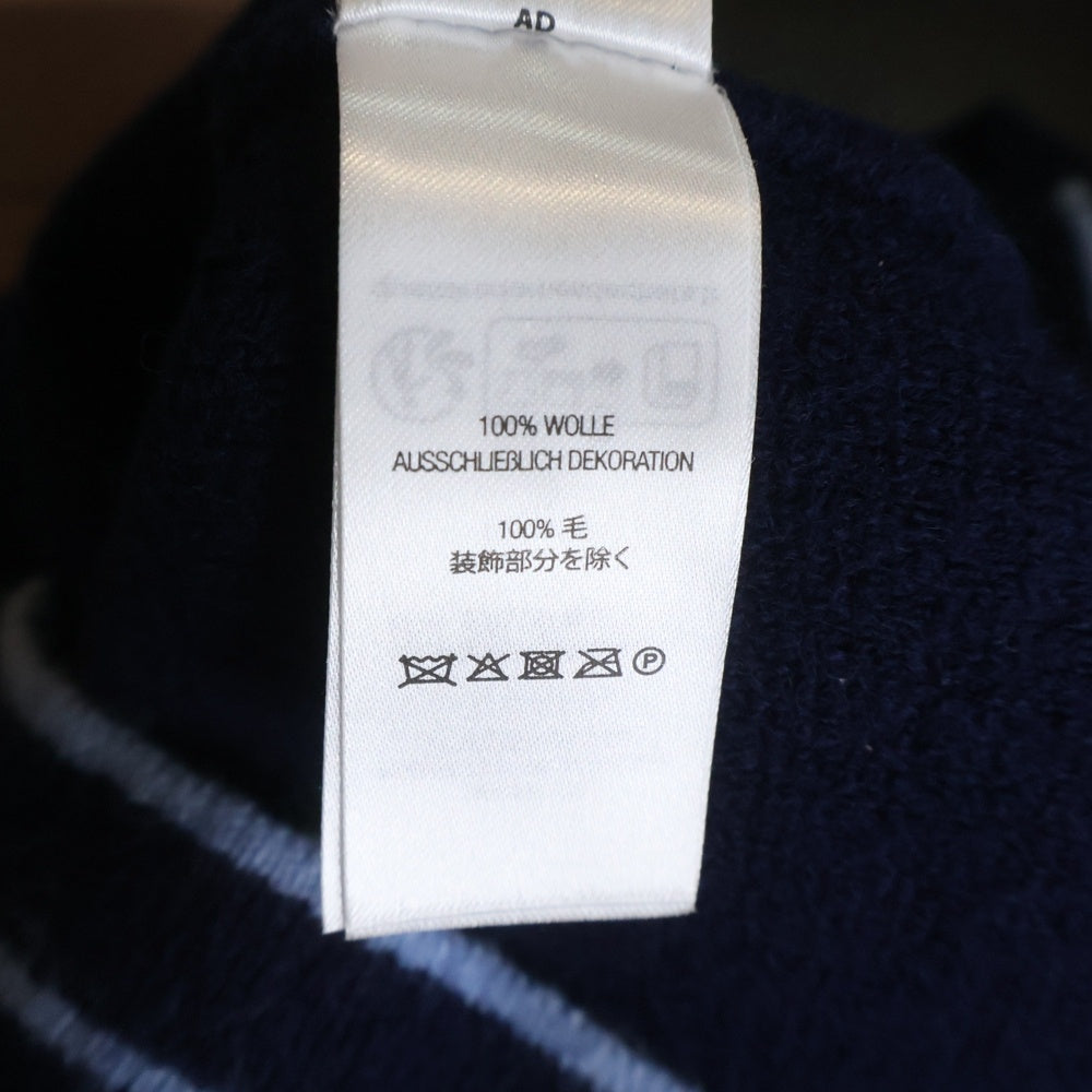 SUPREME(シュプリーム) 24AW Zip Up Polo Sweater ジップアップ ポロ スウェット セーター ネイビー