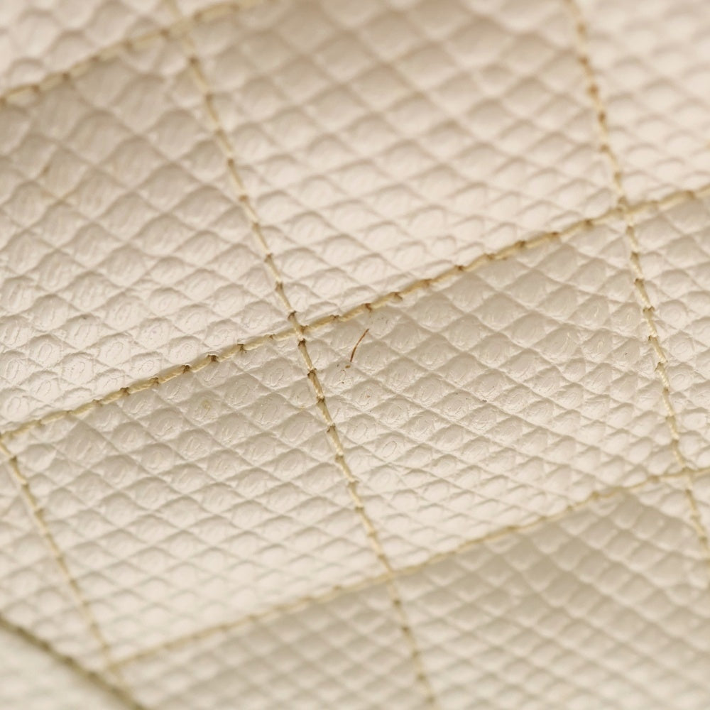 CHANEL(シャネル) ココマーク フリンジチェーン ショルダーバッグ ホワイト