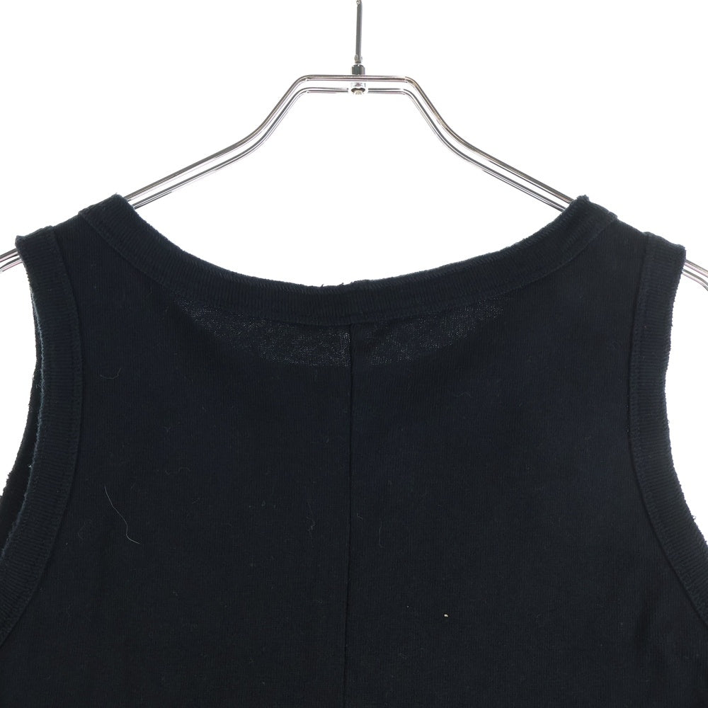 SPICK AND SPAN(スピックアンドスパン) コットン ノースリーブ ワンピース EY56 ブラック レディース