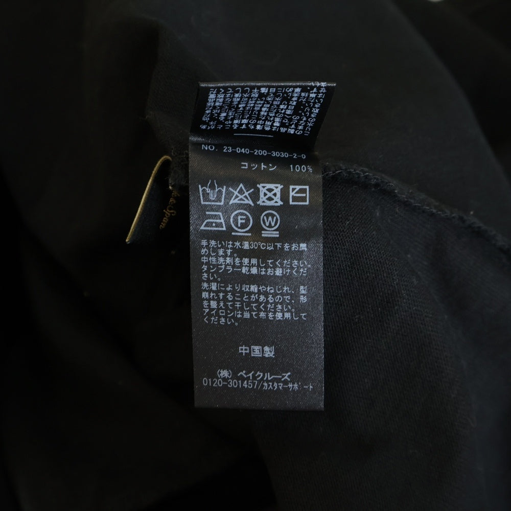 SPICK AND SPAN(スピックアンドスパン) コットン ノースリーブ ワンピース EY56 ブラック レディース