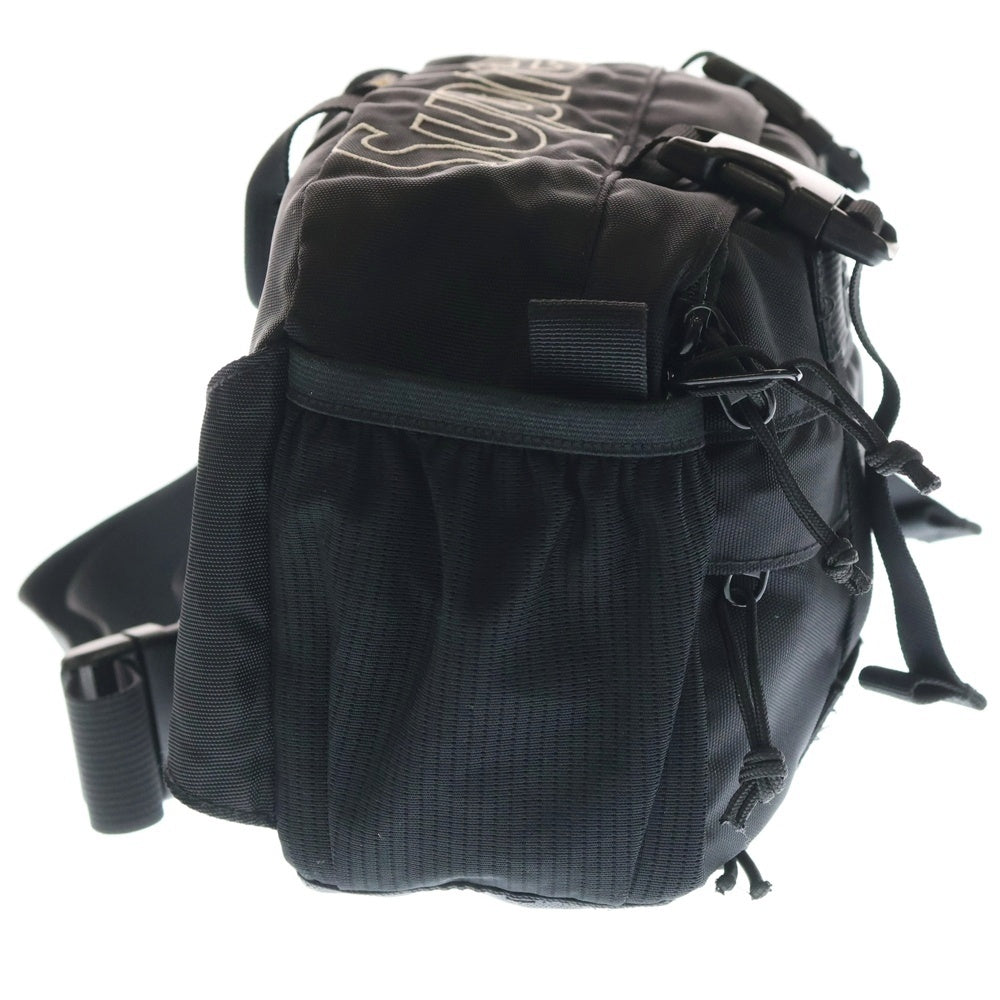 SUPREME(シュプリーム) 19AW Waist Bag Box Logo 刺繍ロゴ ウエストバック ブラック