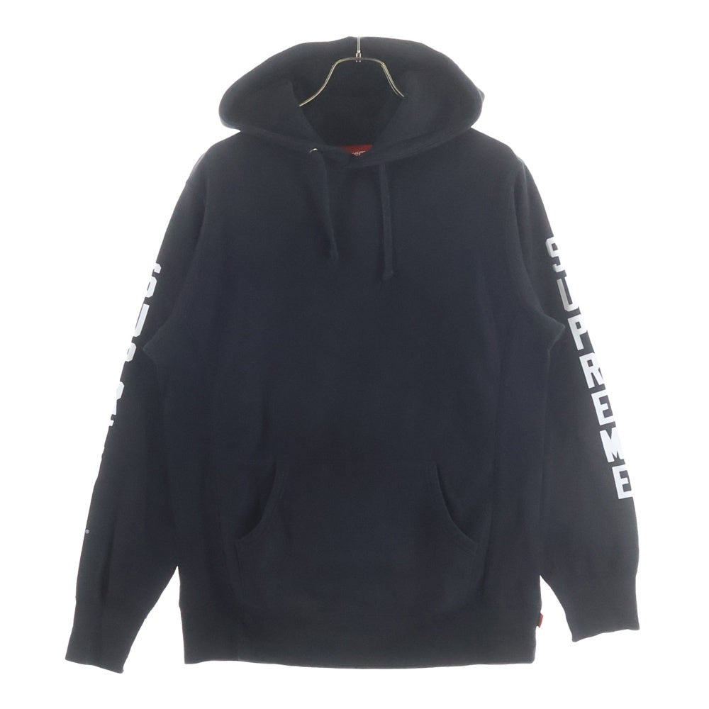 SUPREME(シュプリーム) 11SS thrasher hooded sweatshirt プルオーバーパーカー ブラック