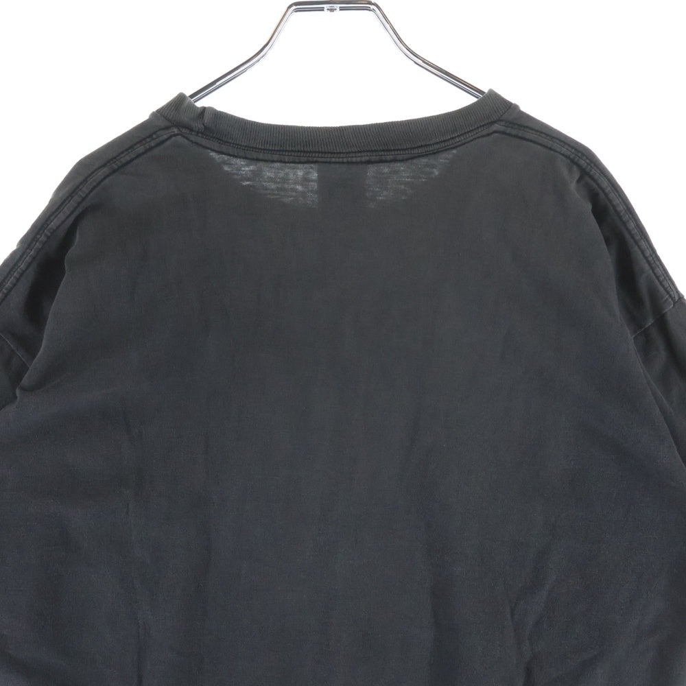 VINTAGE(ヴィンテージ) 90s シカゴブルズ LOGO 7タグ USA製 袖裾ダブル Tシャツ ブラック