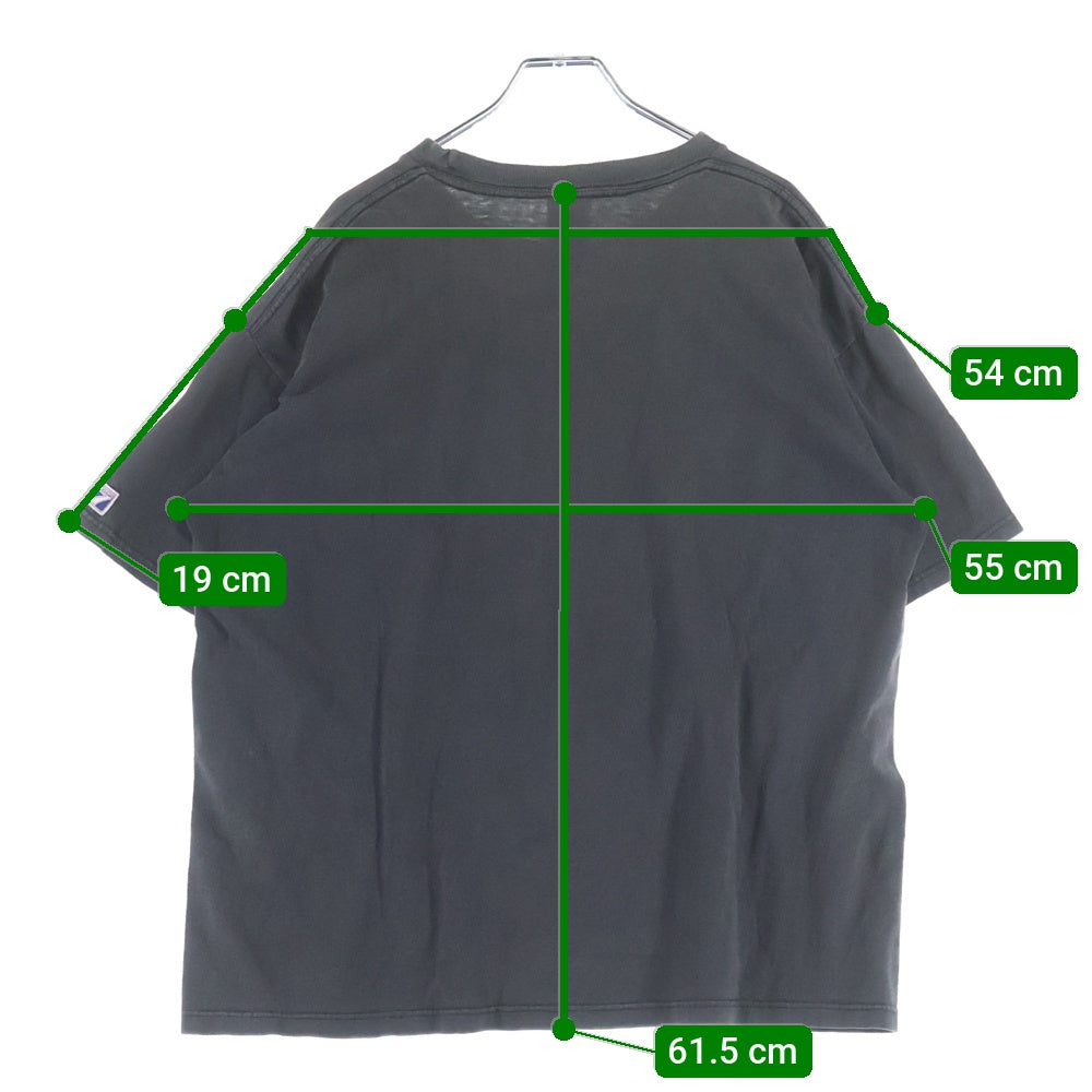 VINTAGE(ヴィンテージ) 90s シカゴブルズ LOGO 7タグ USA製 袖裾ダブル Tシャツ ブラック