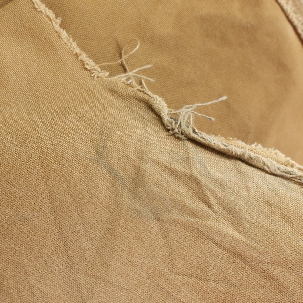 CARHARTT(カーハート) USA製 90s ダブルニー ニーパッチ脱着 カットオフ ダック ペインターパンツ 36×36 キャメル