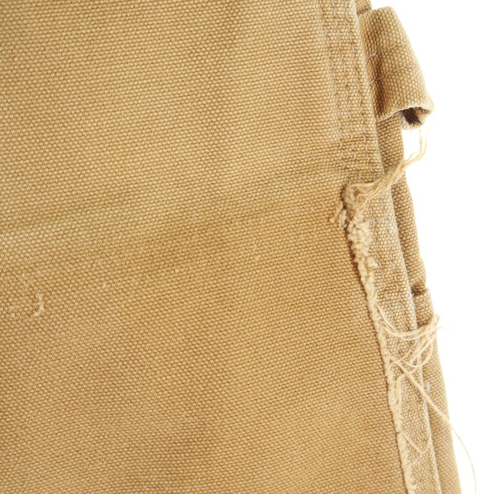 CARHARTT(カーハート) USA製 90s ダブルニー ニーパッチ脱着 カットオフ ダック ペインターパンツ 36×36 キャメル