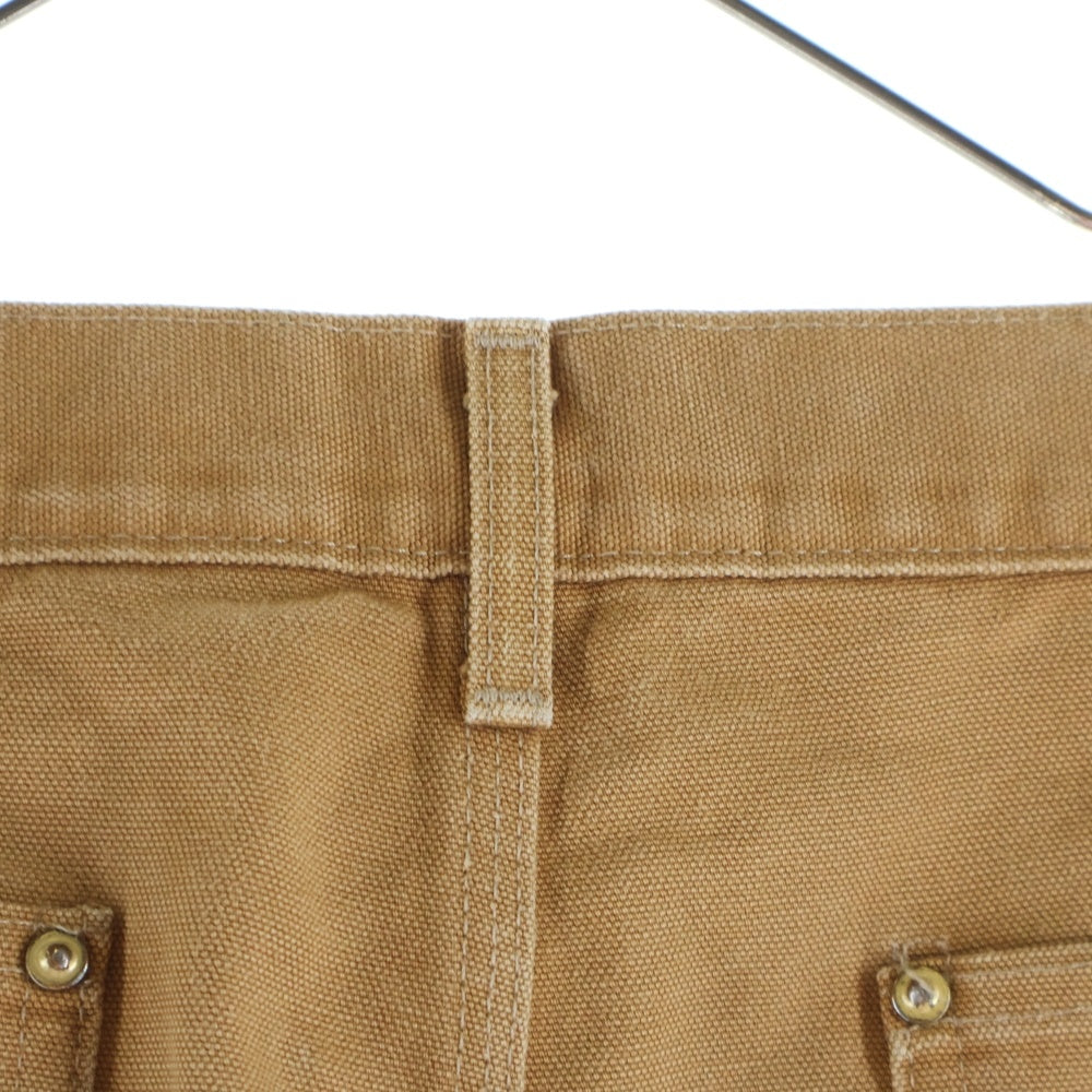 CARHARTT(カーハート) USA製 90s ダブルニー ニーパッチ脱着 カットオフ ダック ペインターパンツ 36×36 キャメル