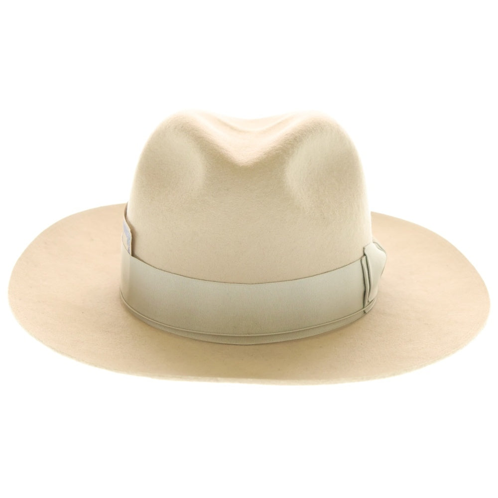 THE H.W.DOG&CO(ドッグアンドコー) FRONT-H ブリムハット ブランドパッチ 中折れハット 40 ベージュ